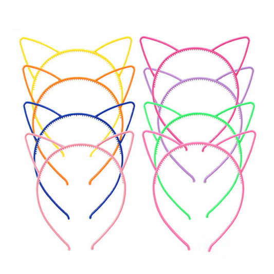 Plastic Cat Ears Headband