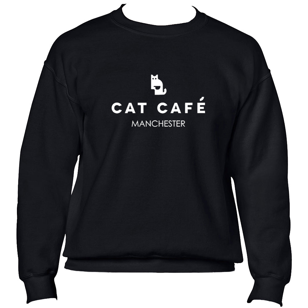 Cat Cafe Manchester Logo Jumper - Black