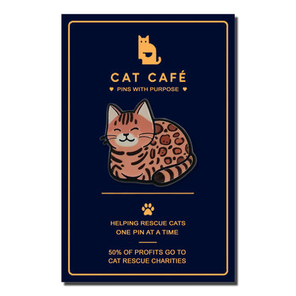 Bengal Cat Pin Badge