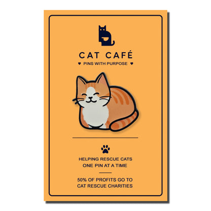 Ginger Cat Pin Badge