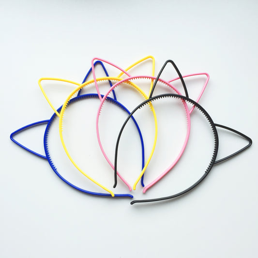 Plastic Cat Ears Headband