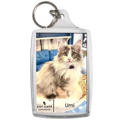 Cat Cafe Manchester Keyring - Umi
