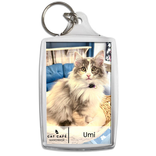 Cat Cafe Manchester Keyring - Umi