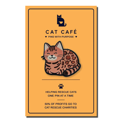 Bengal Cat Pin Badge