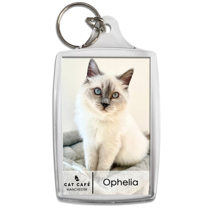Cat Cafe Manchester Keyring - Ophelia