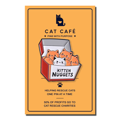 Kitten Nuggets Cat Pin Badge