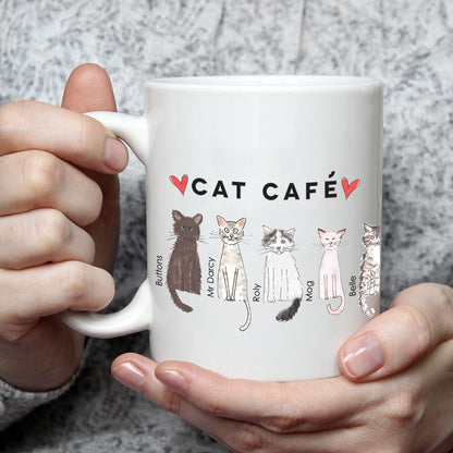 Cat Cafe Liverpool Family Doodle Mug