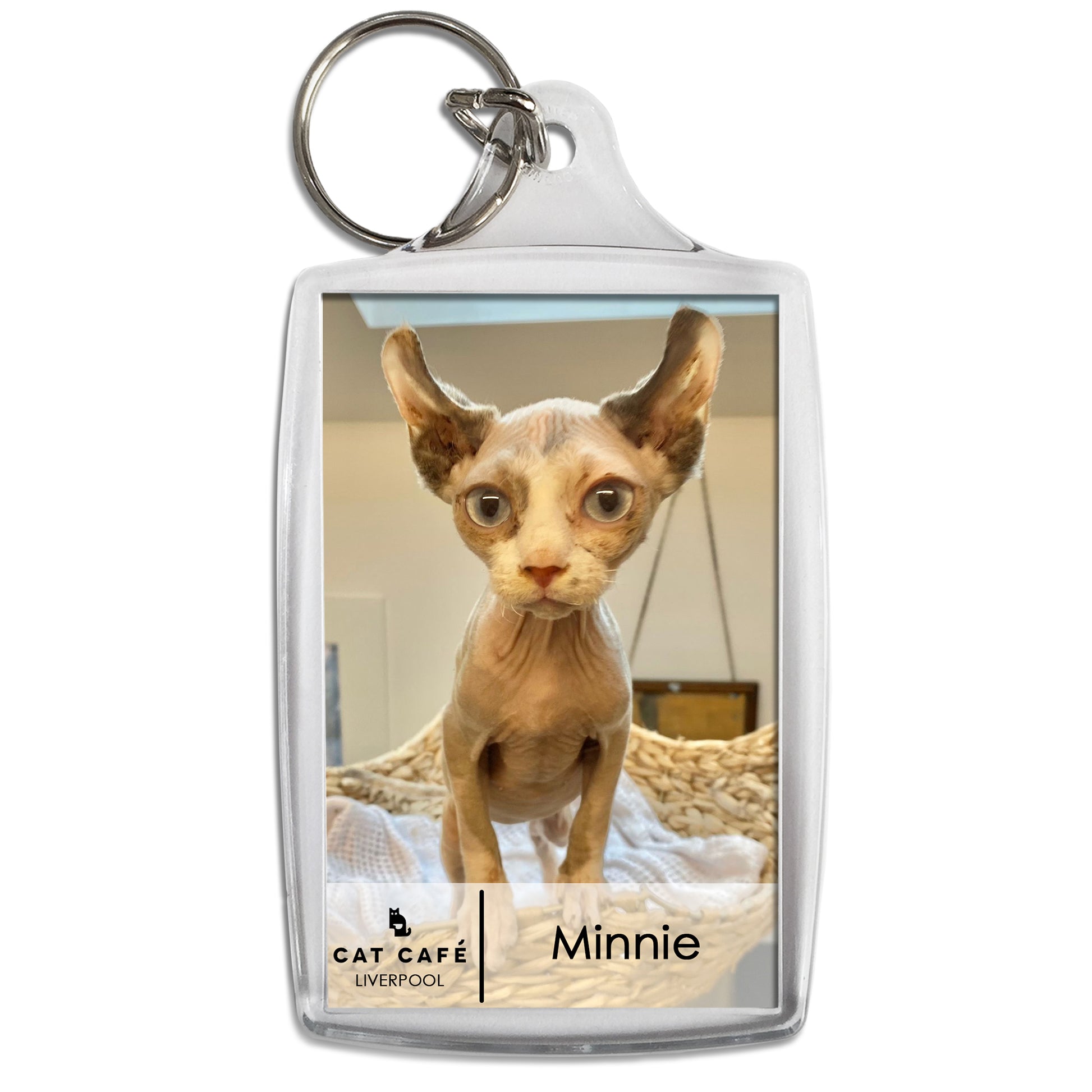 Cat Cafe Liverpool Keyring - Minnie