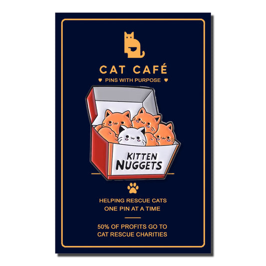 Kitten Nuggets Cat Pin Badge