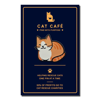 Ginger Cat Pin Badge