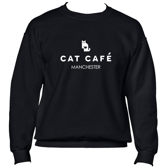 Cat Cafe Manchester Logo Jumper - Black