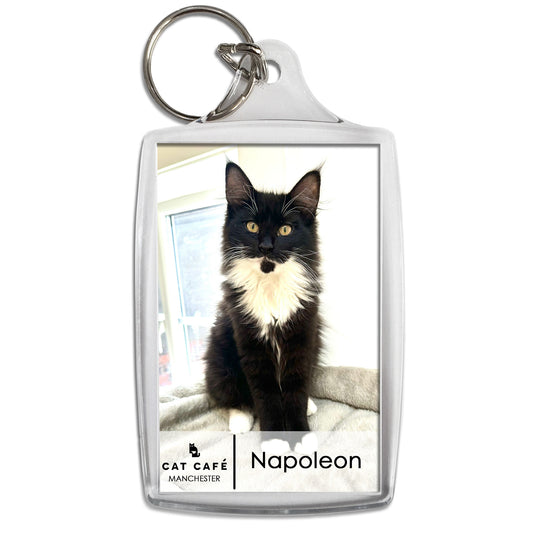 Cat Cafe Manchester Keyring - Napoleon
